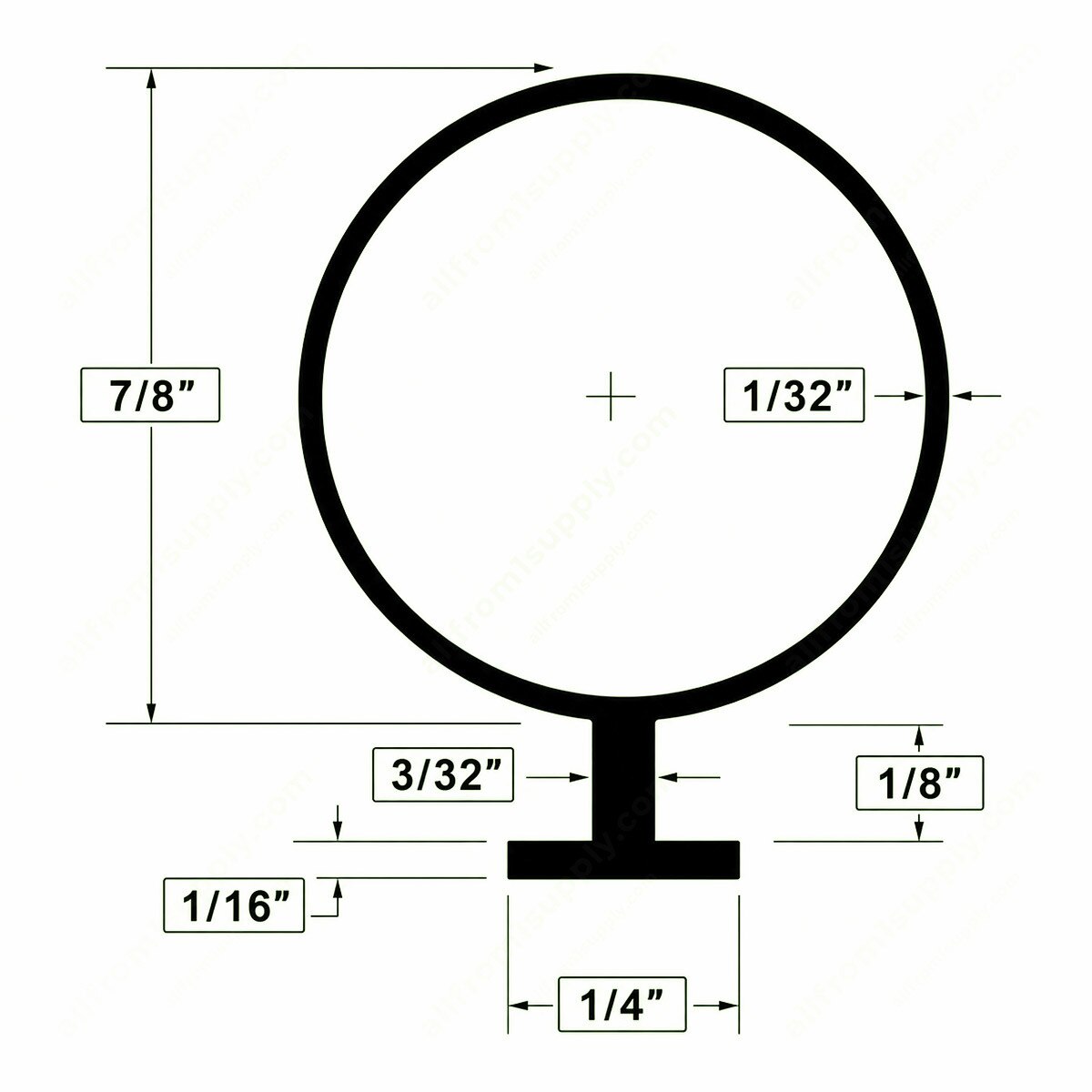 Roll door bottom seal dimensions